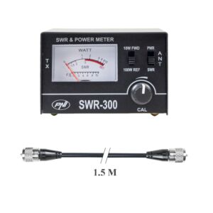 PNI SWR-300 PWR-SWR mätreflektometerpaket, för SWR-mätning och PNI R150 anslutningskabel