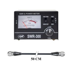 PNI SWR-300 PWR-SWR mätreflektometerpaket, för SWR-mätning och PNI R50 anslutningskabel