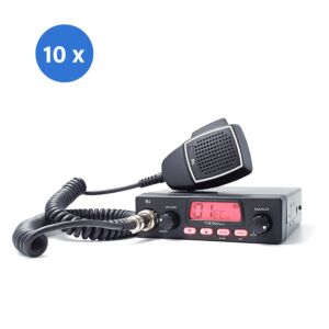 Bax med 10 st CB-radiostation TTi TCB-550 N med automatisk brusreducering