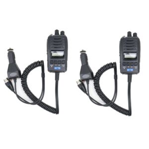 Paket 2bc Bärbar CB-radiostation TTi TCB-H100, 12V/24V nätaggregat, Roger Beep, brusreducering