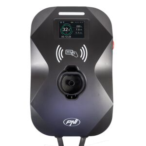PNI KW11 laddstation, 16A, 11KW, för elbilar, 85V - 415V, trefas, Typ 2-kabel och 7-polig kontakt