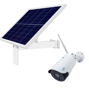 Trådlös videoövervakningskamera PNI IP52LR och solcellspanel PNI PSF6020A