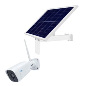 PNI House IP55 trådlös videoövervakningskamera och PNI fotovoltaisk solpanel PSF6020A