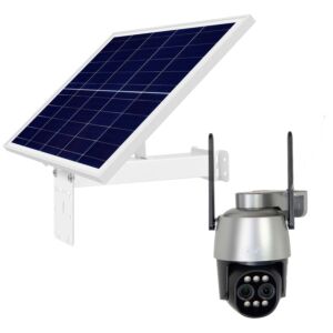 PNI House IP574 trådlös videoövervakningskamera och PNI fotovoltaisk solpanel PSF6020A