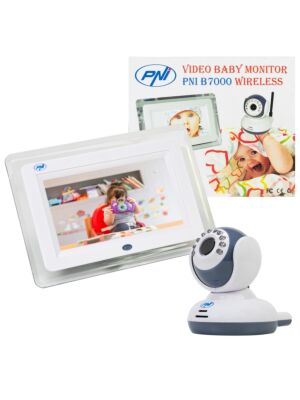 Video Baby Monitor PNI B7000 7 tums trådlös skärm