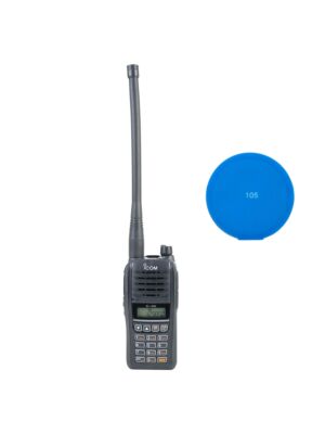 Bärbar VHF-radiostation ICom, PNI