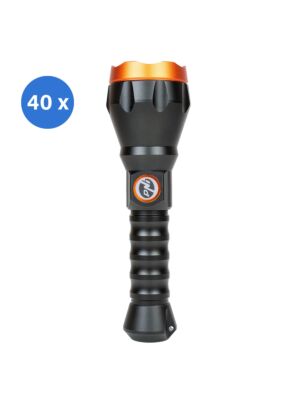Låda med 40 stycken PNI Adventure F550 Crystal LED-ficklampa