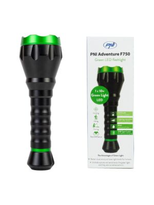 PNI Adventure F750 Grön ficklampa