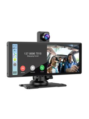 Bilmonitor med DVR - PNI D1026 10,26 tum, trådlös Carplay, navigering, musik, handsfree, bluetooth, FM-sändare