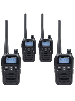 Set med 4 PNI DMR bärbara radiostationer