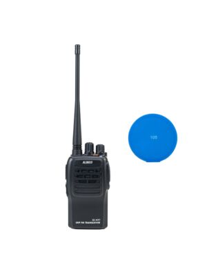 PNI Alinco DJ-A-41-E Bärbar UHF-radiostationssats, 128CH, 400-470 MHz, 1500 mAh, Scrambler, TOT, VOX, CTCSS-DCS + present