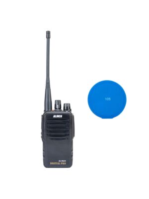 PNI Alinco DJ-PAX4 Portable Radio Station Kit, PMR446, Dual Mode Analog och Digital, VOX, TOT, IP67, 1800mAh batteri