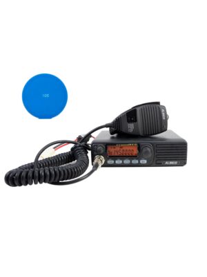VHF-radiostationssats PNI Alinco DR-B185HE 144-145,955 MHz, 500CH, DMTF, Scan, 12V + Gift Sticky Pad Blue