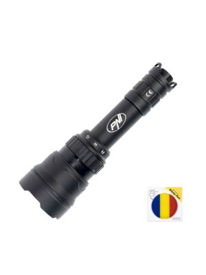 PNI Adventure F300 ficklampa med 3-färgs LED, vit, röd, grön, max. 10W, IPX6 + självhäftande flagga