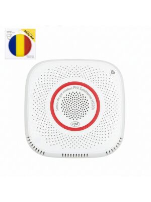 PNI SafeHouse HS201 Metangassensor (CH4) Paket med Wi-Fi, Tuya Smart + Självhäftande Padflagga