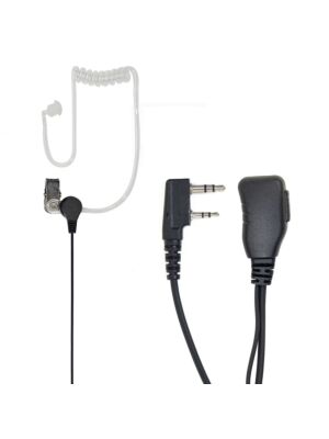 Headset med mikrofon och akustiskt rör
