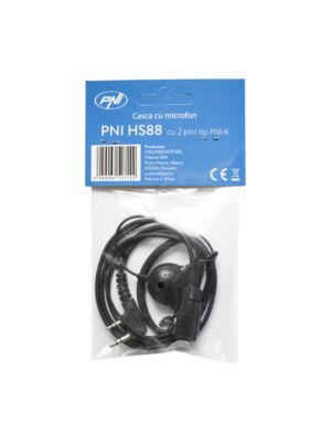 PNI HS88 2-stifts mikrofonheadset med PNI-K-kontakt