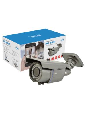 PNI IP1MP 720p videoövervakningskamera med 2,8 - 12 mm varifokal IP utanför