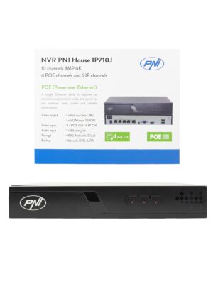 NVR POE PNI House IP710J, 10 kanaler