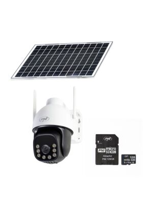 PNI IP74 Live AOV Black Light 4MP videoövervakningskamerapaket och PNI 128GB-kort
