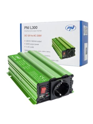 Spänningsomvandlare PNI L300 12V matning 230V utgång 300W