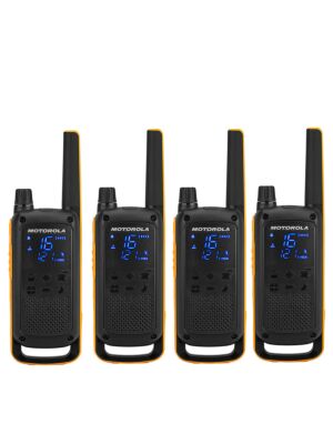 Bärbar PMR-radiostation Motorola TALKABOUT T82 Extreme Quad set med 4 st