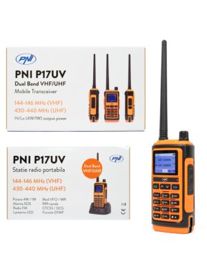 Bärbar VHF/UHF-radiostation PNI P17UV