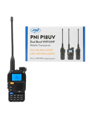 Bärbar VHF/UHF-radiostation PNI P18UV, dualband