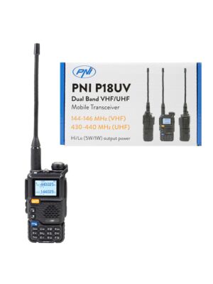Bärbar VHF/UHF-radiostation PNI P18UV, dualband