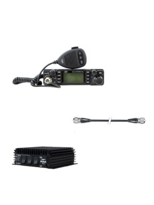 CB-radiopaket PNI Escort HP 9001 PRO, ASQ + RX-TX KL203P-förstärkare, AM-FM-SSB, 100W, 12V och PNI R50-kabel