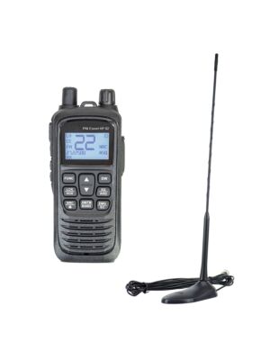 Bärbar CB-radiostation PNI Escort HP 92 multistandard 4W, 12-24V AM-FM med CB-antenn PNI Extra 45 med magnet