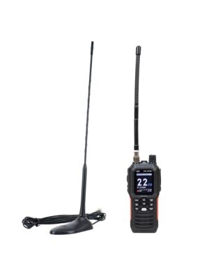 PNI Escort HP 102 Multistandard portabel CB-radiostation, 4W, 12V-24V, AM-FM med PNI Extra 45 CB-antenn med magnet