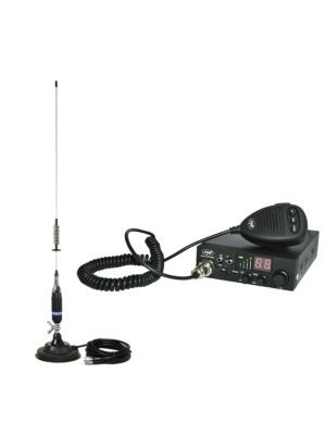 CB PNI ESCORT HP 8024 ASQ Radio Station + CB PNI S75 Antenn med magnet