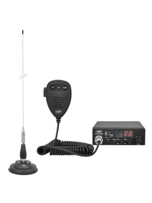 CB PNI ESCORT HP 8000L ASQ Radio Station Kit + CB PNI ML100 Antenn