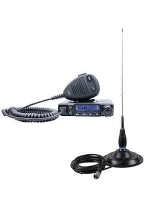 CB PNI Escort radiostation HP 6500 ASQ + CB PNI ML145 antenn med magnet