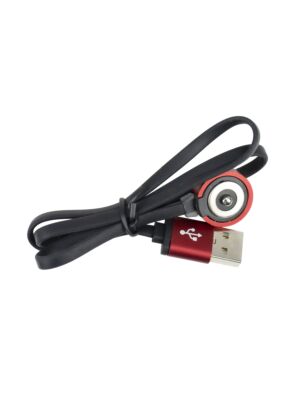 USB-kabel för laddning av PNI Adventure F75-ficklampor, med magnetisk kontakt, längd 50 cm