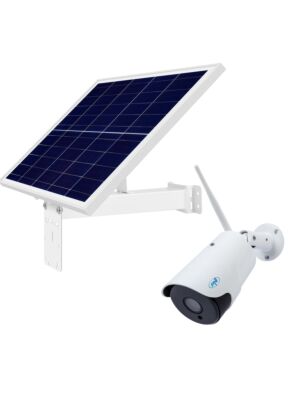 Trådlös videoövervakningskamera PNI IP52LR och solcellspanel PNI PSF6020A