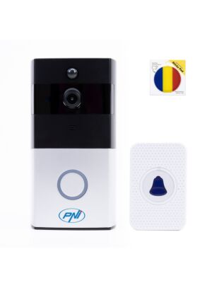 Smart videointercom-paket PNI SafeHome PT710B WiFi HD, P2P och Sticky Pad Flag