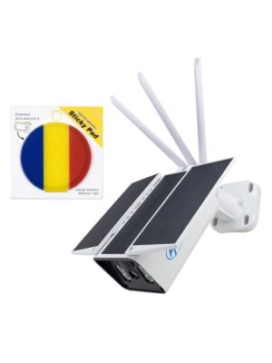 PNI SafeHome PT950LR 1080P 2MP videoövervakningskamerapaket och Sticky Pad-flagga som present
