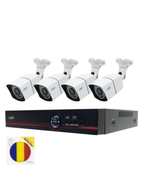 PNI House PTZ1500 5MP DVR Video Surveillance Kit - 4 kameror och Sticky Pad-flaggpaket