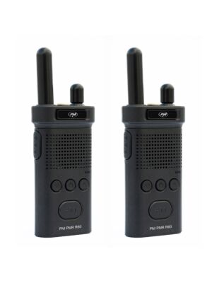 Sats med 2 bärbara radiostationer PNI PMR R60 446MHz, 0,5W, 16 programmerbara kanaler, 16 PMR och 50 CTCSS och 104 DCS-toner, Sca