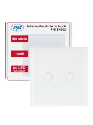 Dubbel omkopplare med PNI SH202 touch