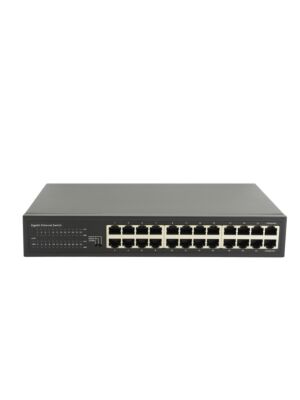 Switch PNI SW024 med 24 portar 10/100 Mbps metallhölje
