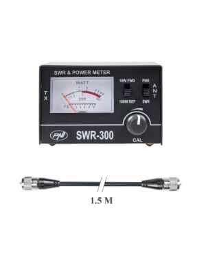 PNI SWR-300 PWR-SWR mätreflektometerpaket, för SWR-mätning och PNI R150 anslutningskabel