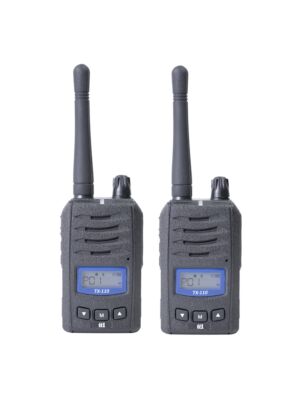 Bärbar PMR-radiostation TTi TX110 inställd med 2 bc