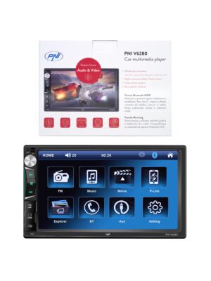 PNI V6280 multimediaspelare för bil