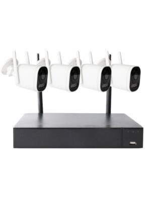 Videoövervakningskit PNI House WiFi662 NVR och 4 trådlösa 2MP-kameror utomhus