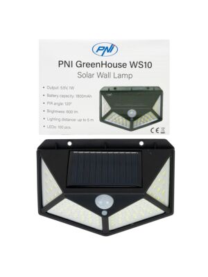 LED solcellslampa PNI GreenHouse