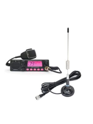 CB TTi TCB-900 EVO radiostationskit + PNI ML29 CB-antenn, längd 34 cm